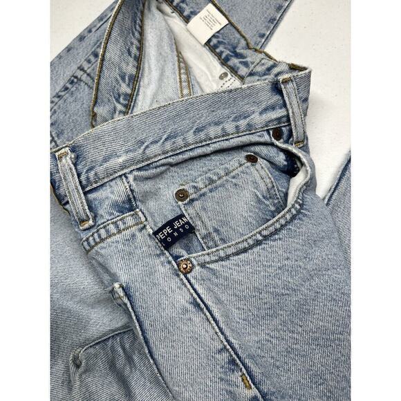 Vintage Pepe Jean London Lite Wash Slim Straight Y2K 90s Jean Size 29 - Picture 9 of 9